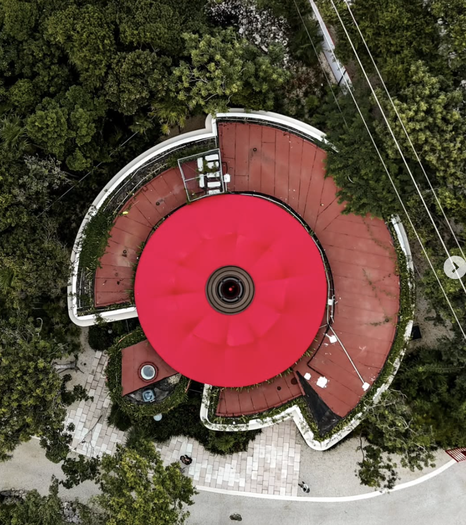Vista superior del Hotel Faena, Tulum